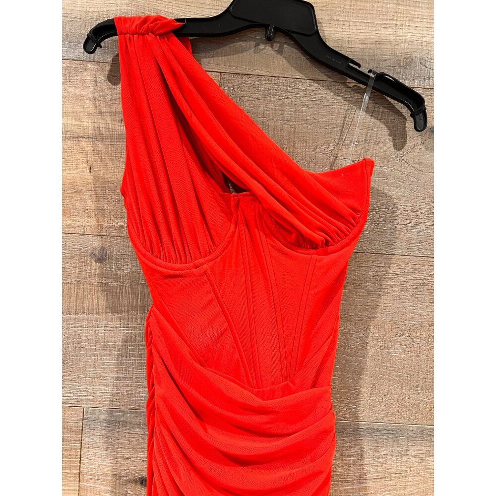 NEW House of CB VALENTINA Red Dress Size XS - Picture 6 of 10